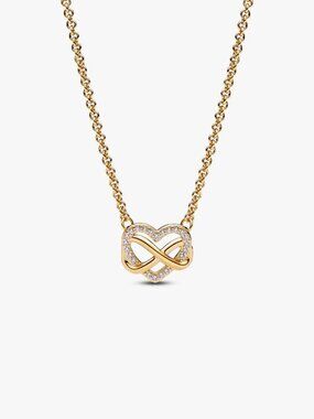 Pandora Sparkling Infinity Heart Collier Necklace